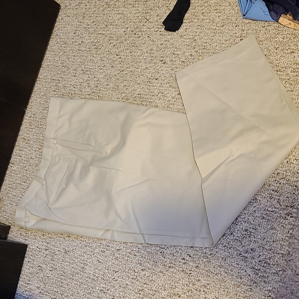 Men's khaki Flat fron dress Chino pant